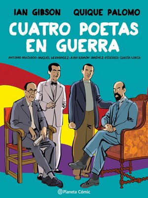 cover image of Cuatro poetas en guerra (novela gráfica)